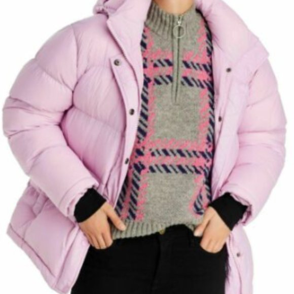 Aqua Pink Puffer Jacket - Picture 3 of 4